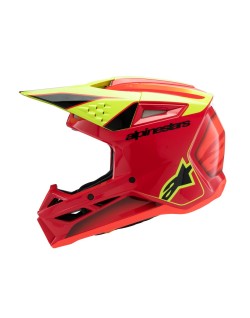 HELMET YTH SM3 FRAY RD/YL/BK Y