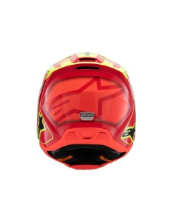 HELMET YTH SM3 FRAY RD/YL/BK Y