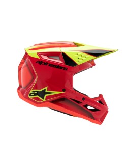 HELMET YTH SM3 FRAY RD/YL/BK Y