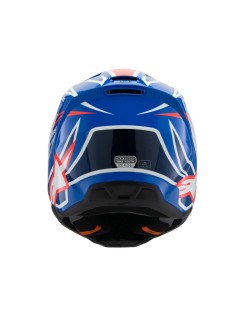 HELMET YTH SM3 WURX BLUE/RED/W