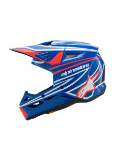 HELMET YTH SM3 WURX BLUE/RED/W