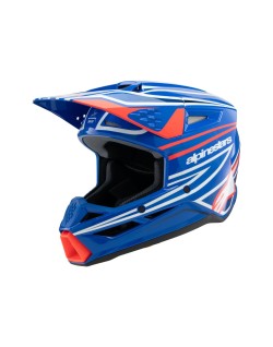HELMET YTH SM3 WURX BLUE/RED/W