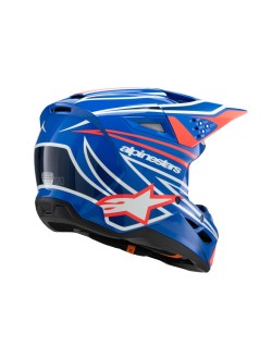HELMET YTH SM3 WURX BLUE/RED/W