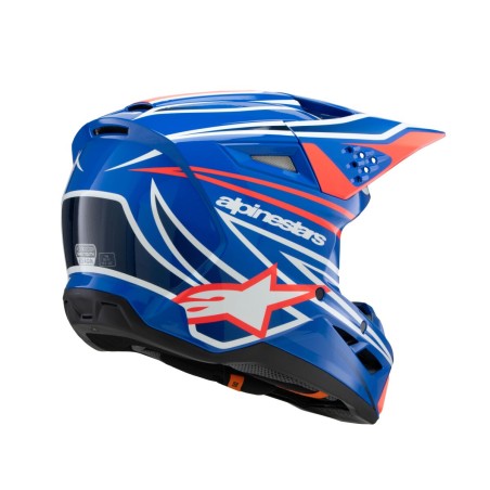 HELMET YTH SM3 WURX BLUE/RED/W
