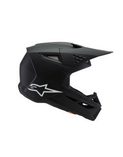 HELMET YTH SM3 SOLID BLACK YS