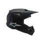 HELMET YTH SM3 SOLID BLACK YL