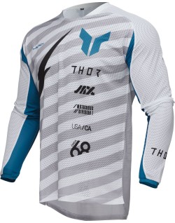 JERSEY LAUNCH RAID WH/GY XL