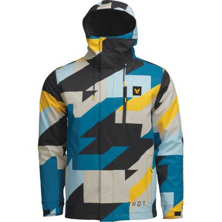 JACKET TOUR BRAVE BL/YL SM