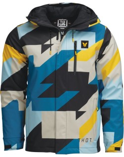 JACKET TOUR BRAVE BL/YL SM