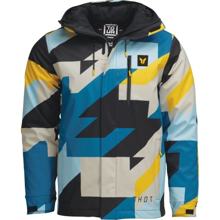 JACKET TOUR BRAVE BL/YL SM
