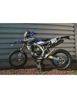 Guide chaîne AXP Teflon bleu Yamaha YZ250F/450F