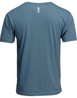 TEE TRAX HEATHER SLATE BLUE 2X