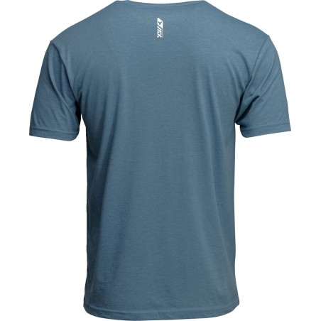 TEE TRAX HEATHER SLATE BLUE 2X