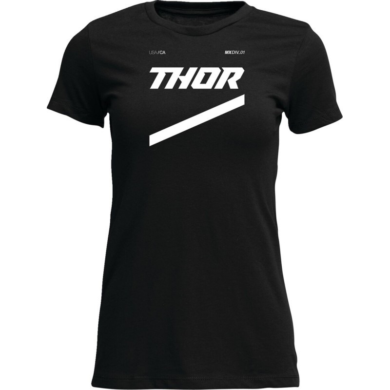 TEE WOMENS BRAVE BLACK MD
