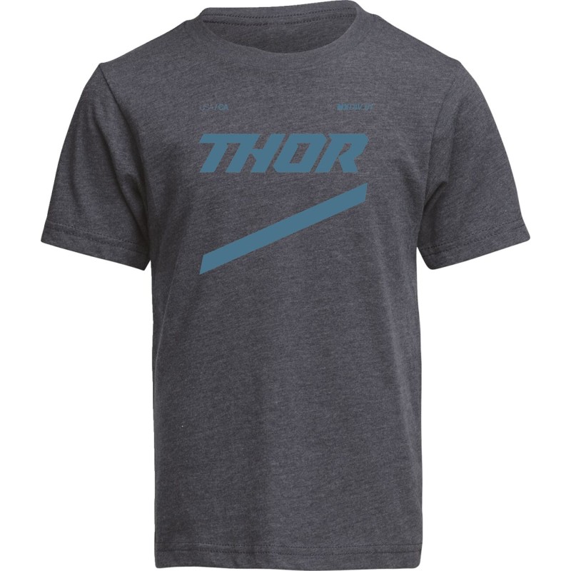 TEE YOUTH BRAVE CHARCOAL LG
