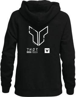 HOODIE WOMENS TRAX BLACK MD