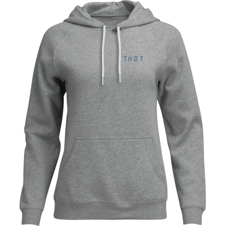 HOODIE WOMENS TRAX HTR GY SM