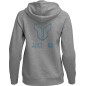 HOODIE WOMENS TRAX HTR GY LG