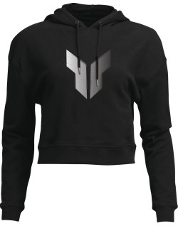 HOODIE WOMEN CROP NOISE BK SM