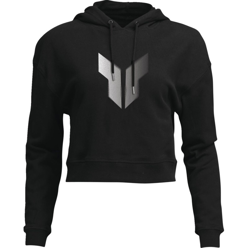 HOODIE WOMEN CROP NOISE BK LG