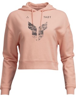 HOODIE WOMEN CROP ICONIC PK SM