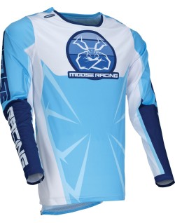 JERSEY AGROID BLUE/WHITE XL