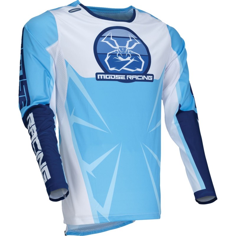 JERSEY AGROID BLUE/WHITE XL