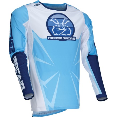 JERSEY AGROID BLUE/WHITE XL
