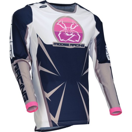 JERSEY AGROID NAVY/WHITE XL