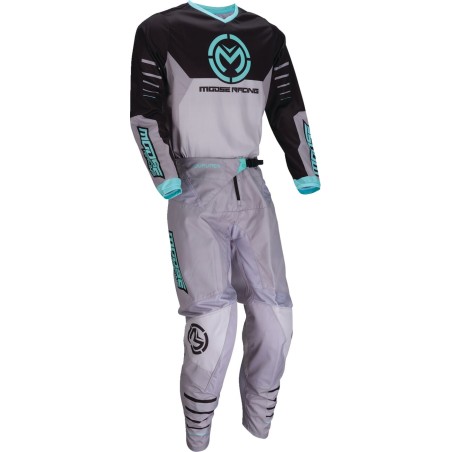 JERSEY QUALIFIER GRAY/TEAL LG