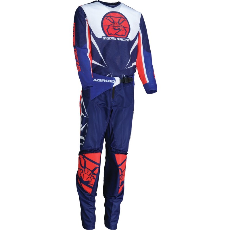 JERSEY YOUTH AGROID MESH RD/WH
