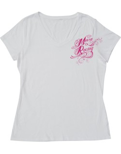 TEE WMN FLOURISH SCRIPT WHITE 