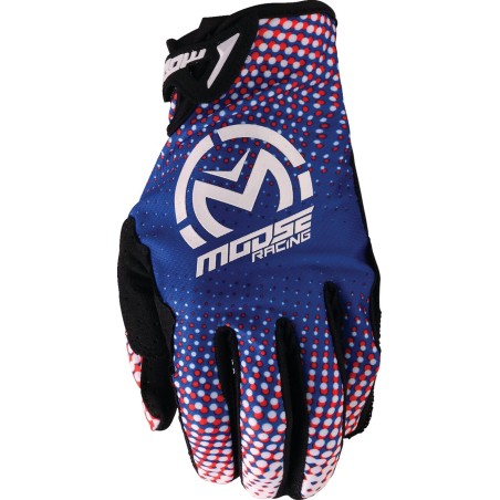 GLOVE SX1 RED/WHITE/BLUE SM