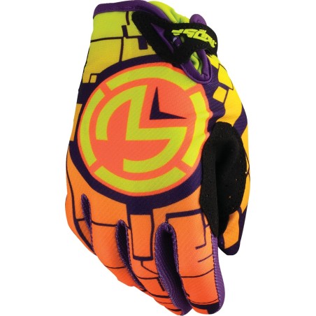 GLOVE YOUTH SX1 ORANGE/GREEN L