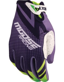GLOVE YOUTH SX1 PURPLE/GREEN X