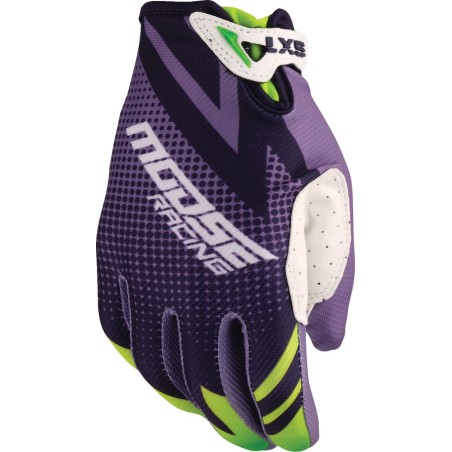 GLOVE YOUTH SX1 PURPLE/GREEN X