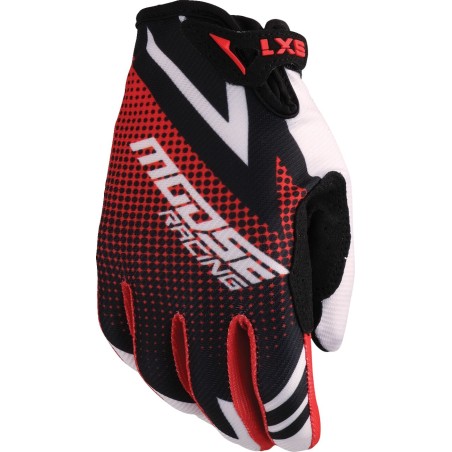 GLOVE YOUTH SX1 RED/BLACK MD
