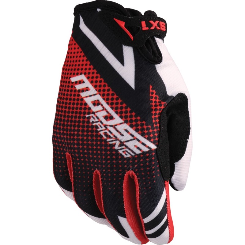 GLOVE YOUTH SX1 RED/BLACK LG