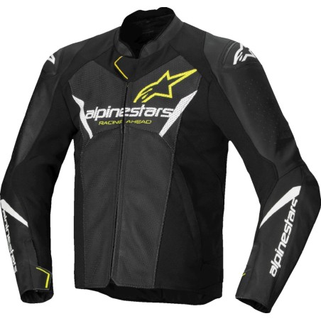 JACKET FSTR V3 AIRFLW LTHR BLK
