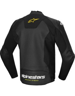 JACKET FSTR V3 AIRFLW LTHR BLK