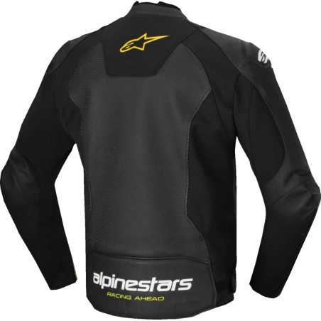 JACKET FSTR V3 AIRFLW LTHR BLK