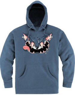 HOODIE 9 LIVES STORM-BL LG