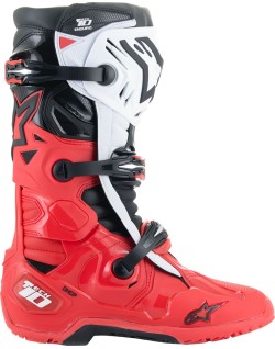 BOOT TECH 10 ENDURO BRIGHT RED