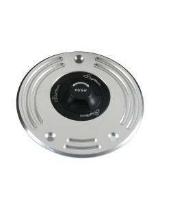 Bouchon de réservoir LIGHTECH noir/argent 1/4 tour Yamaha MT-09