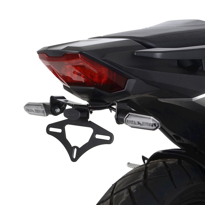 Support de plaque R&G RACING noir - Honda NC750X Support de plaque R&G RACING noir - Honda NC750X