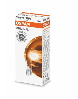 Ampoule OSRAM Original Line W5W 12V 5W - boîte de 10