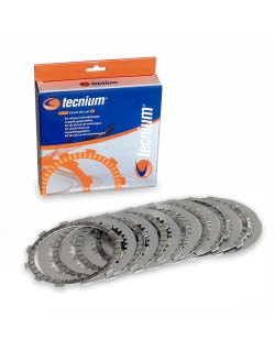 Kit disques garnis + lisses d'embrayage TECNIUM