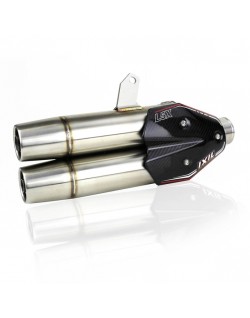 Ligne complète IXIL Dual Hyperlow XXL L5X inox poli - Kymco AK 550 - XK0350XS