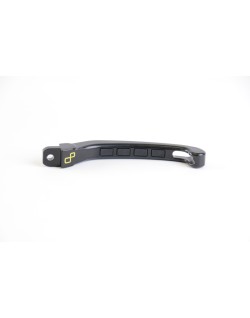 Levier de frein repliable/réglable LIGHTECH Alien alu inserts caoutchouc noir - LEVS128K