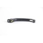Levier de frein repliable/réglable LIGHTECH Alien alu inserts caoutchouc noir - LEVS122K